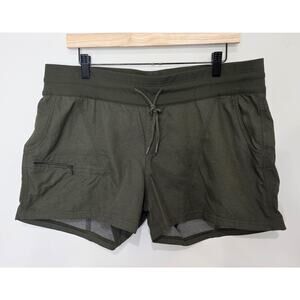 North Face Drawstring Green Shorts Women's Size XL